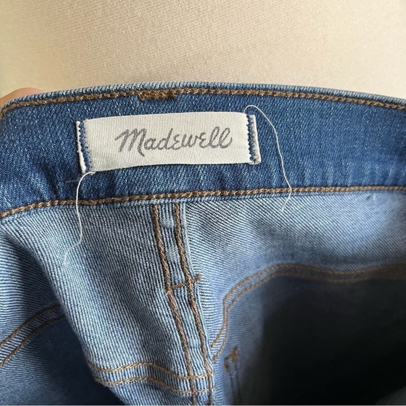 Madewell 10" High-Rise Skinny Jeans Tulip-Hem Edition Stretch 5-Pocket Size 26 - Picture 7 of 11